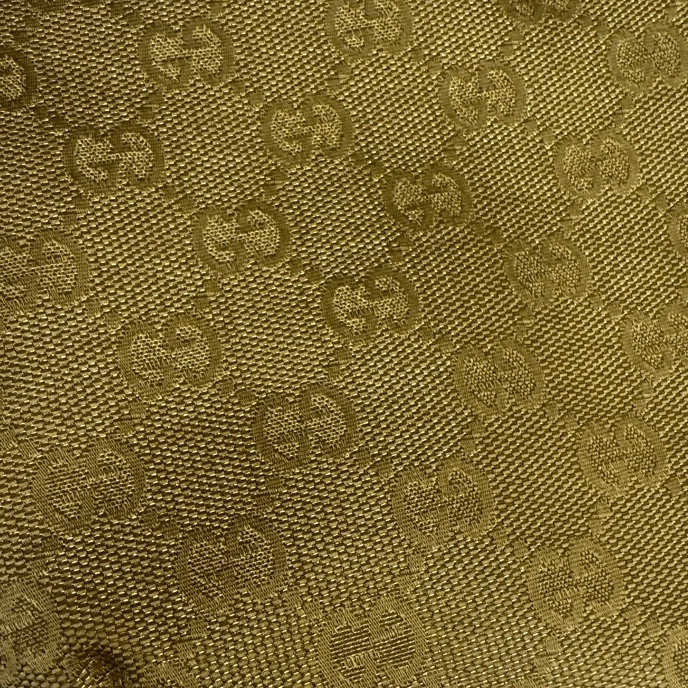 Gucci Gold GG Metallic Gold Half Moon Hobo Shoulder bag aka pouchette - Picture 4 of 12